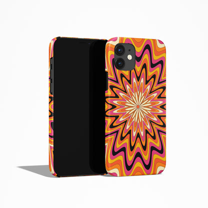 Groovy Swirl Retro iPhone Case