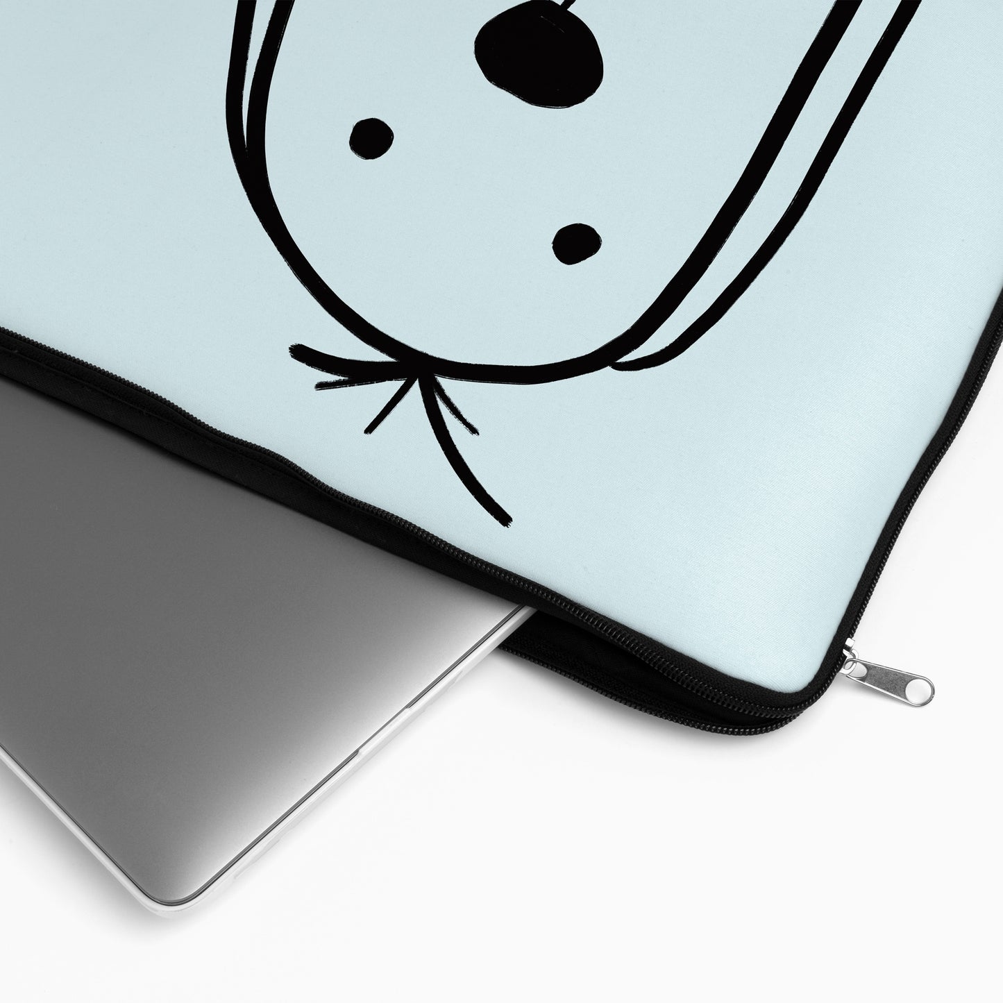 Blue Dog Minimalist - Laptop Sleeve