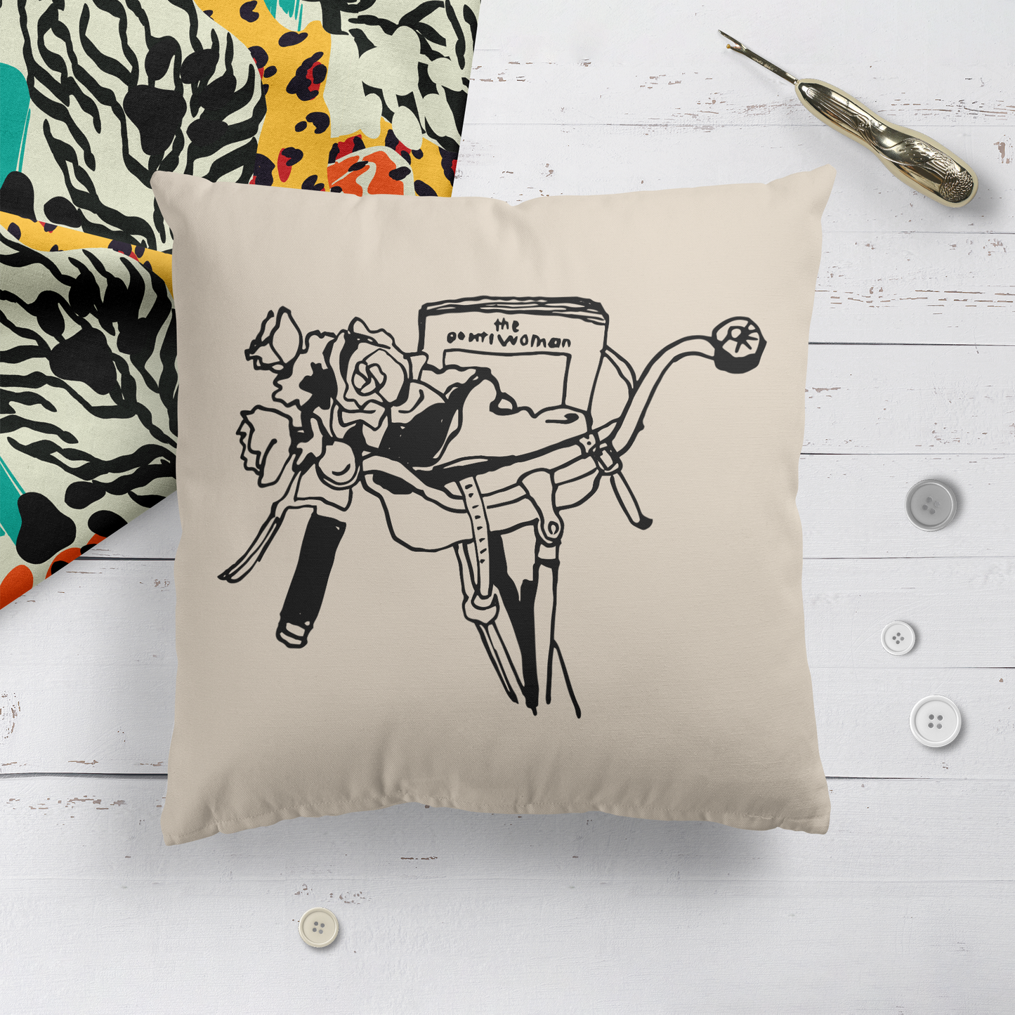 Bicycle Lovers Gift Throw Pillow