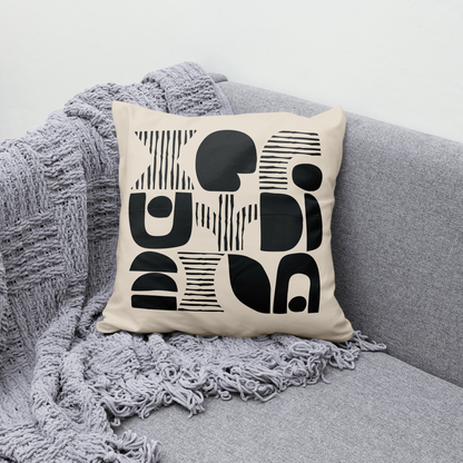 Bauhaus Modern Art Throw Pillow