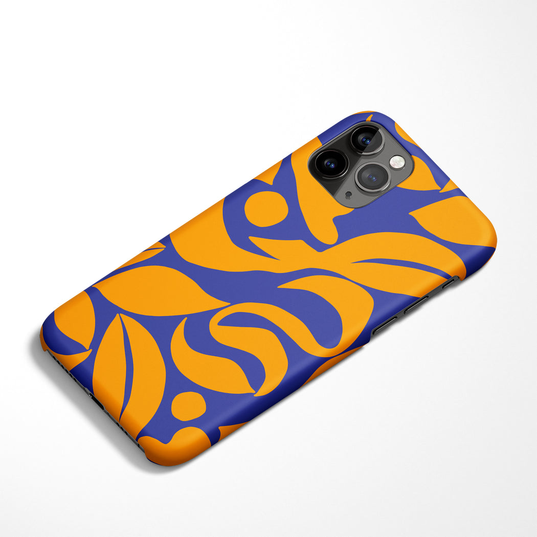 Blue and Orange iPhone Case