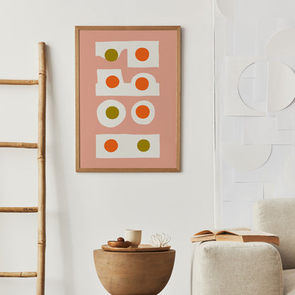 Scandinavian Abstract Art Print