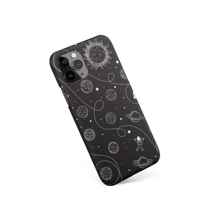 iPhone Case with Space Drawing