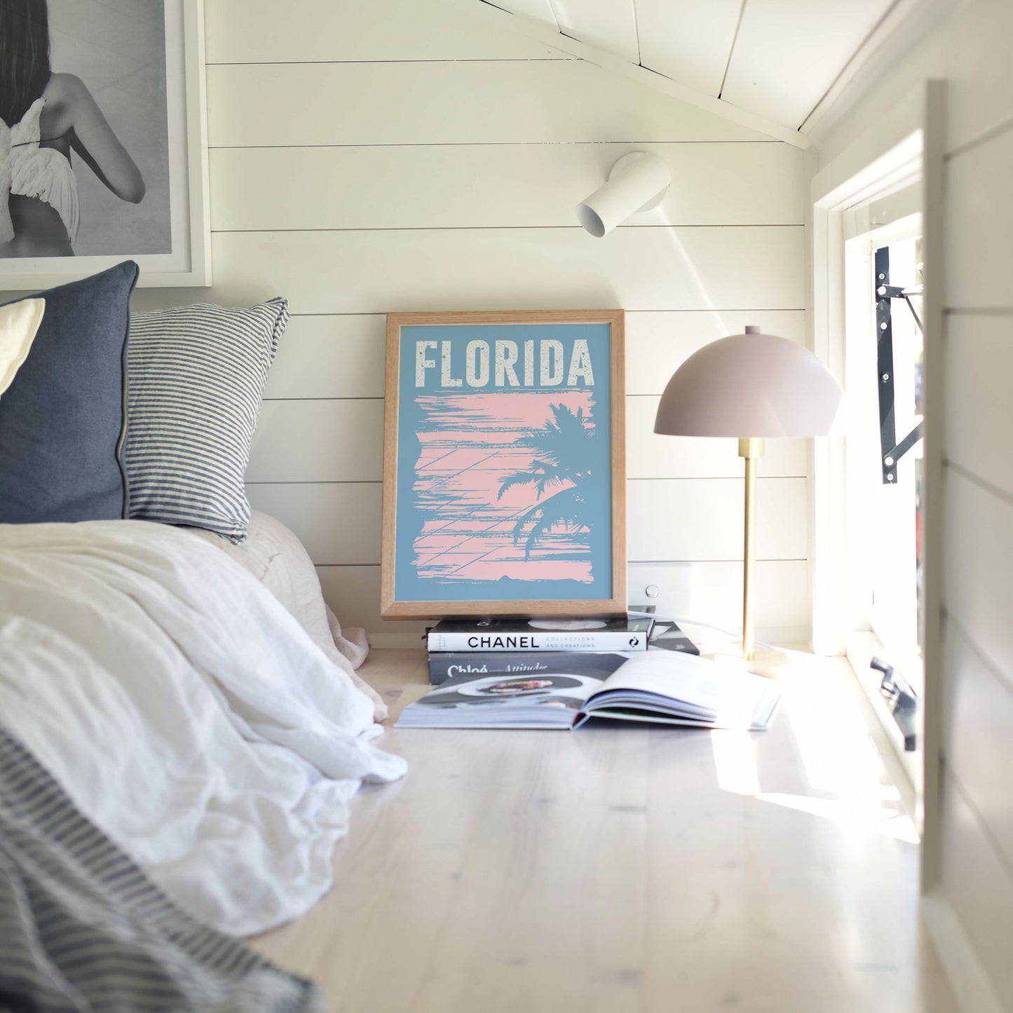 Florida Blue Travel Poster