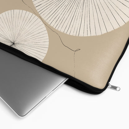 Beige Modern Art - Laptop Sleeve