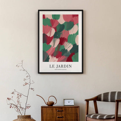 Colorful Le Jardin Floral Poster - HypeSheriff
