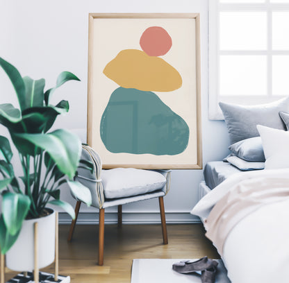 Abstract Shapes Art Print