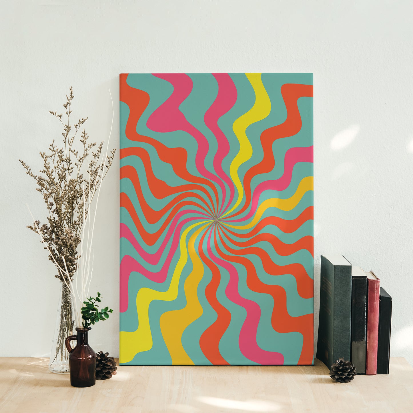 Colorful Groovy Canvas Print