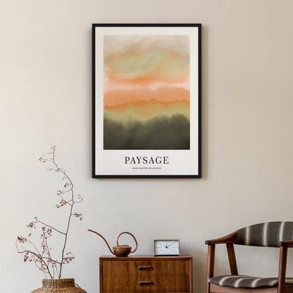 Paysage No1 Hand Painted Collection Poster