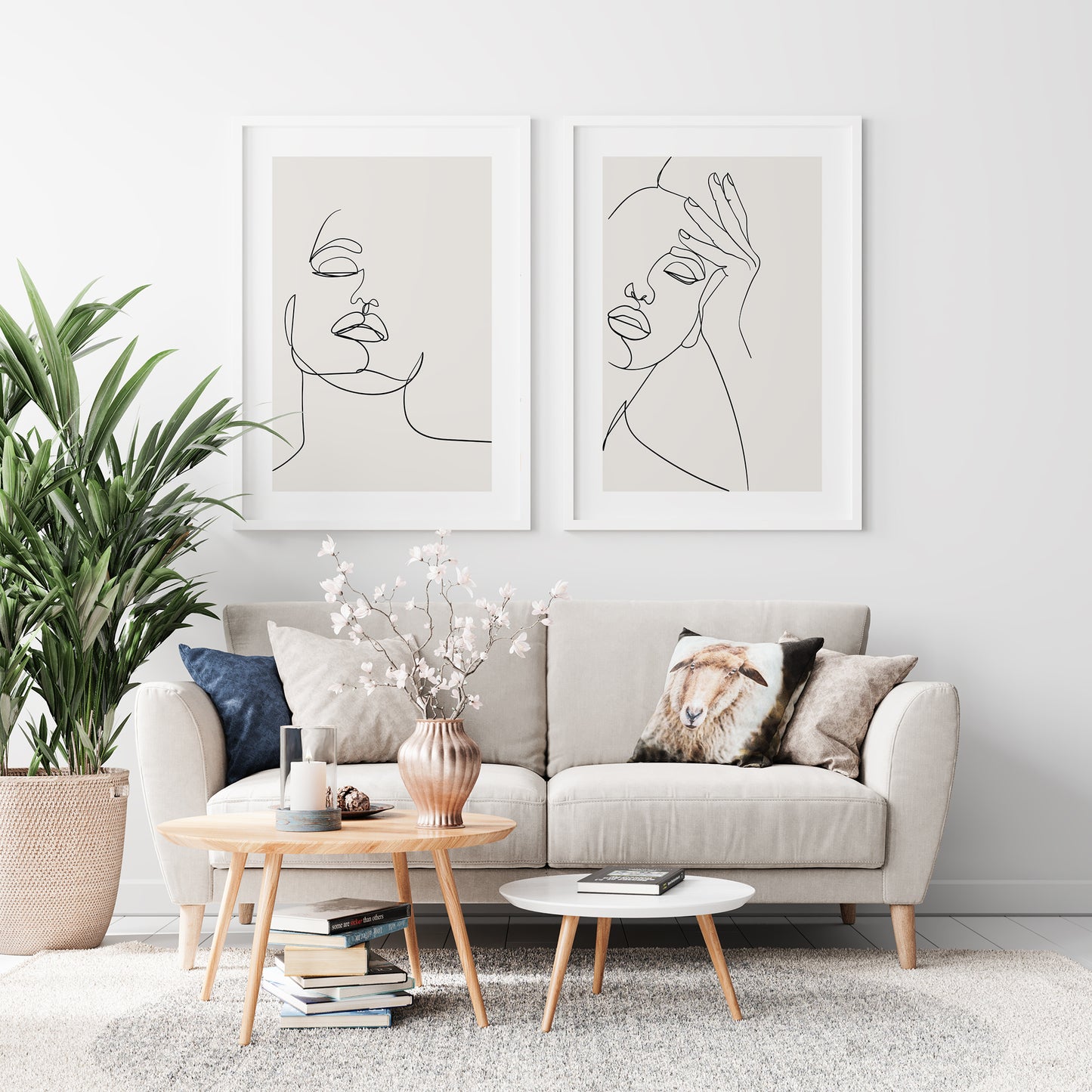 Set of 2 Aesthetic Women Posters