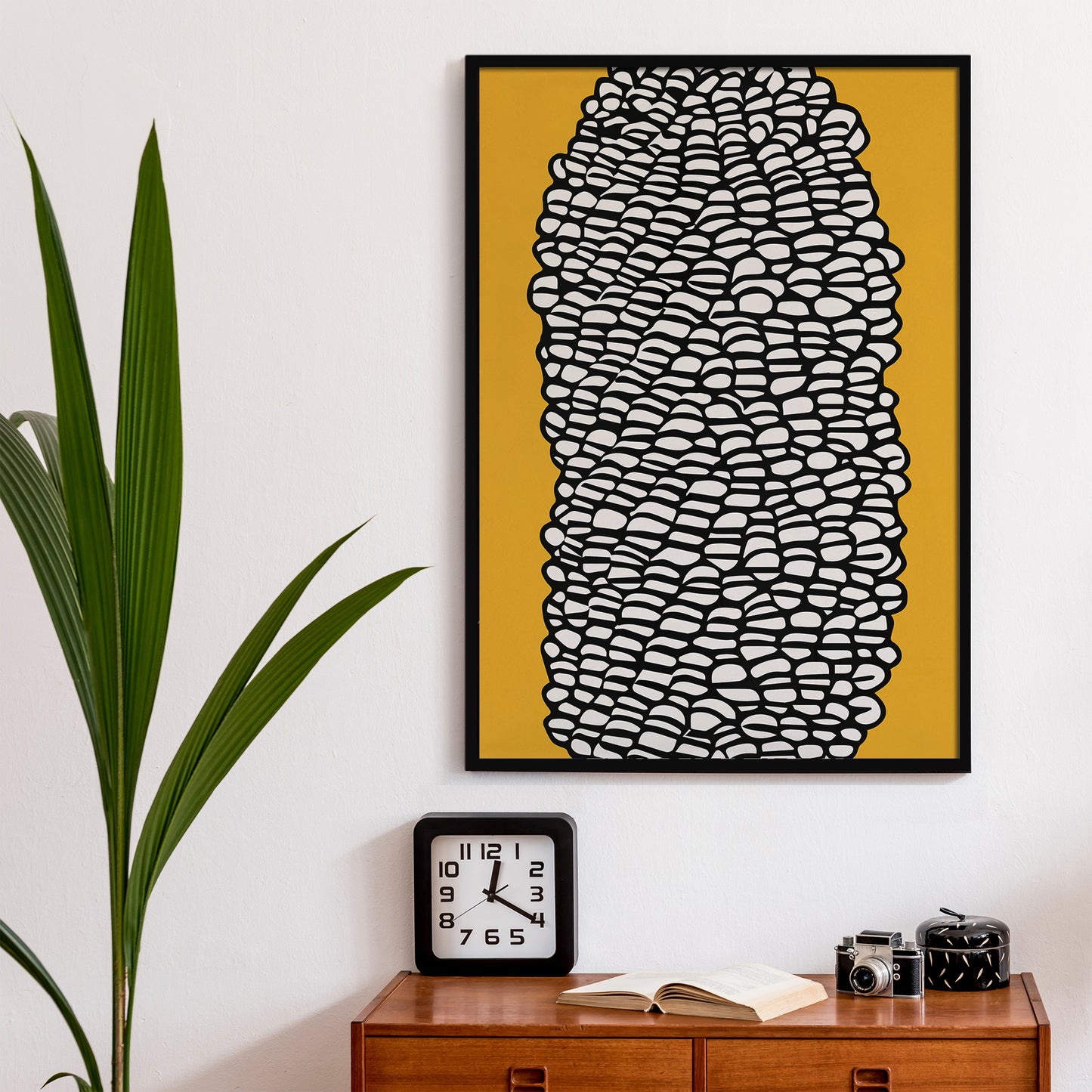 Yellow Abstract Modern Poster