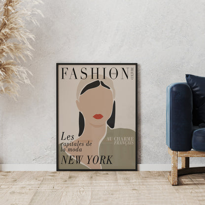 Fashion Mag Cover Poster
