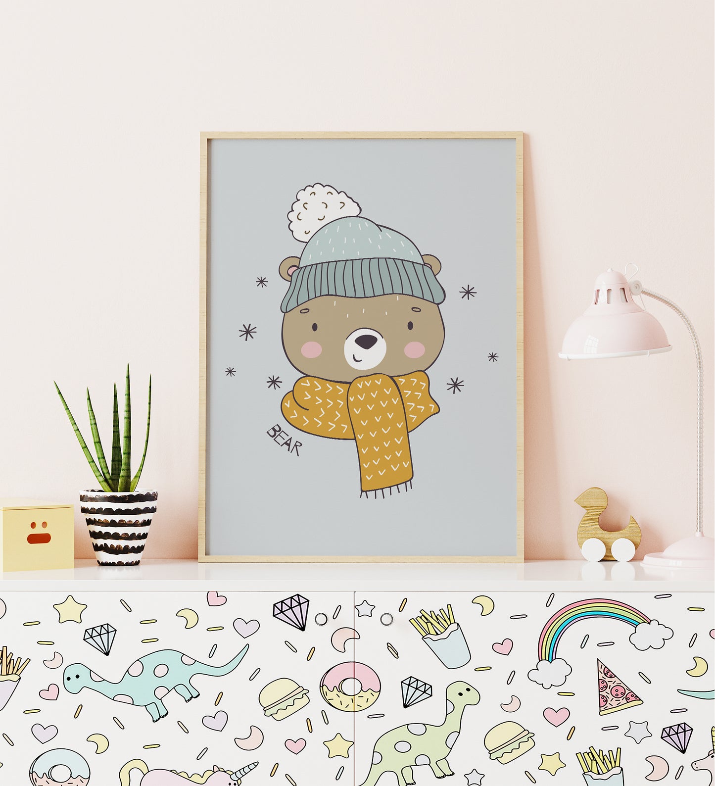 Winter Bear Poster