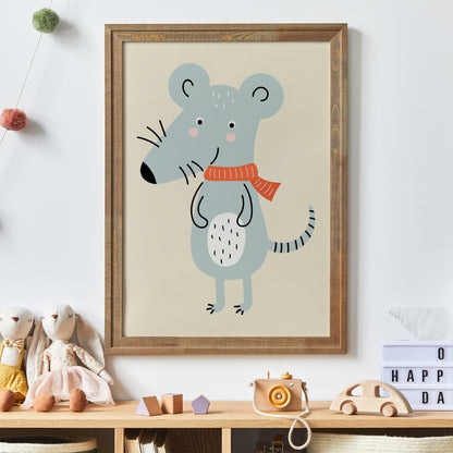 Happy Mouse Poster