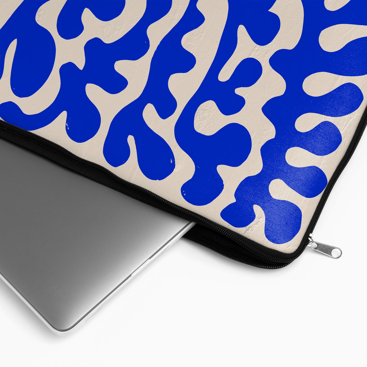 Blue Botanical Shapes - Laptop Sleeve