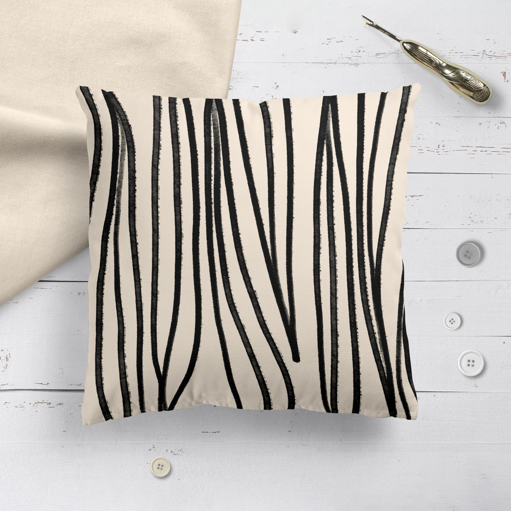 Pillow with Aesthetic Lines