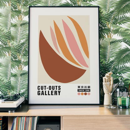 Abstract Coconut Poster