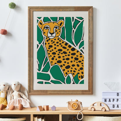 Jungle Cheetah Poster