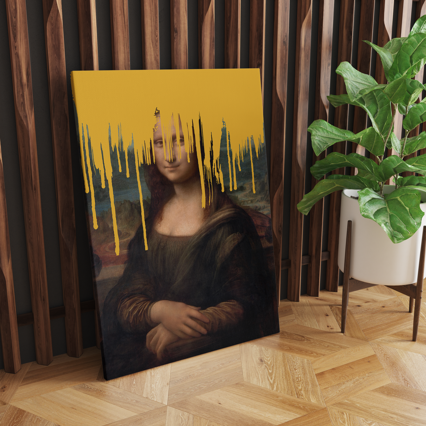 Mona Lisa Painting Canvas Print