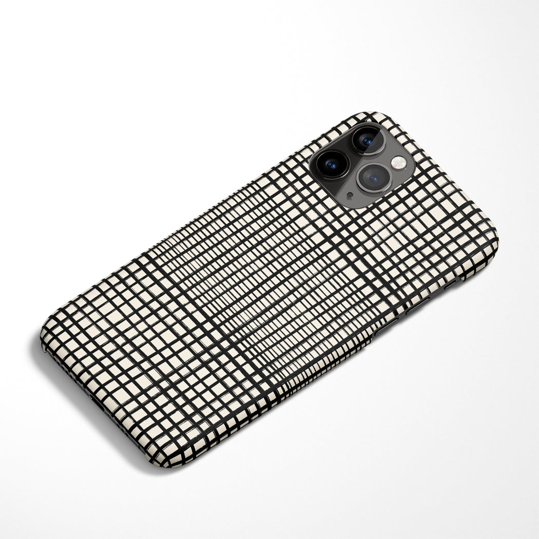 Black & White Pattern iPhone Case