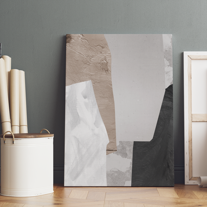 Painted Nordic Abstract Artistic Canvas Print