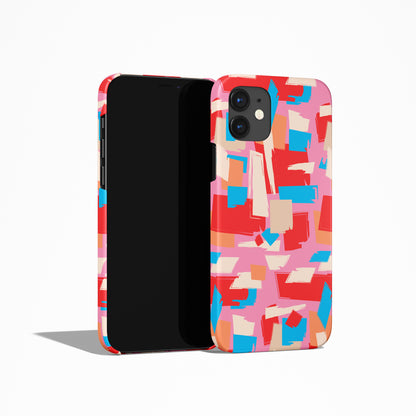 Pink Abstract iPhone Case