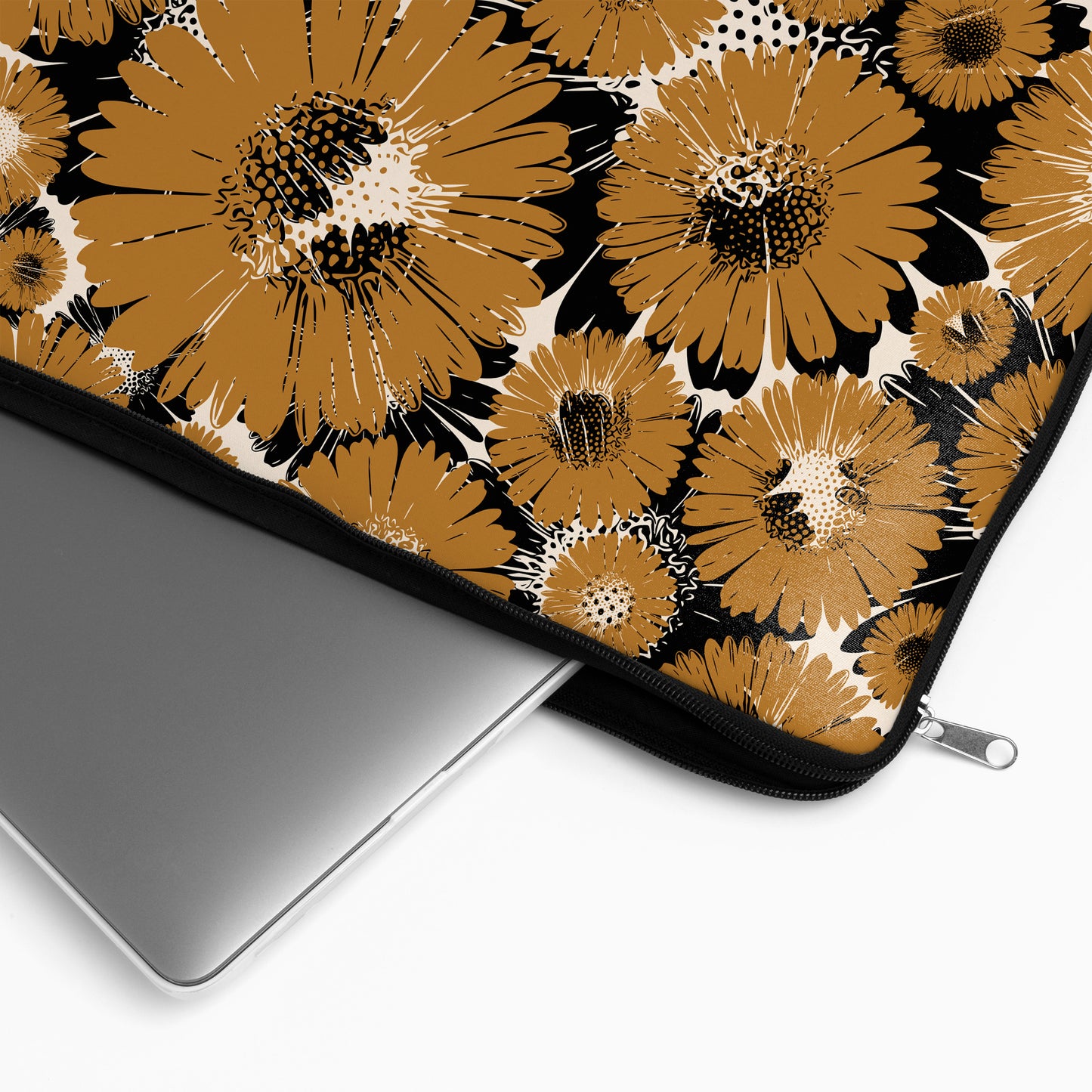 Retro Floral Pattern- Laptop Sleeve