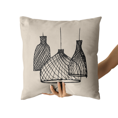 Boho Chandeliers Cute Throw Pillow