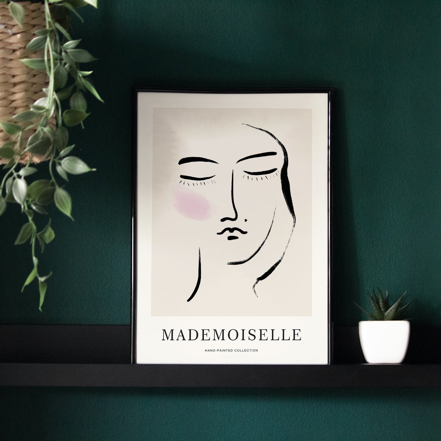 Mademoiselle Portrait Poster