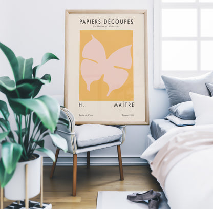 Pink Butterfly Poster