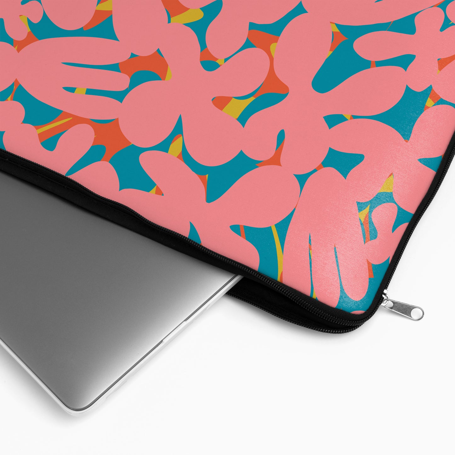 Pink 60s Abstract Pattern- Laptop Sleeve