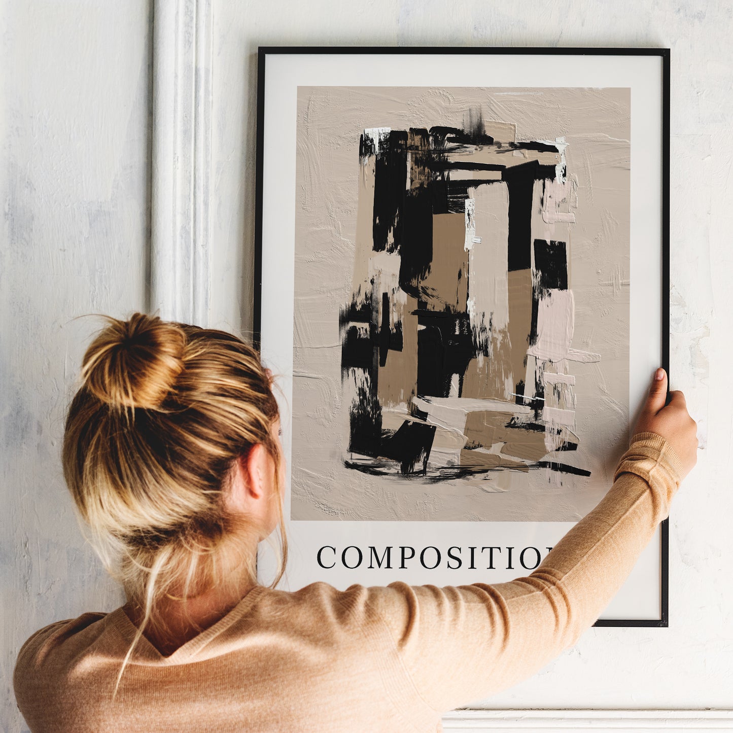 Composition Y Modern Abstract Poster