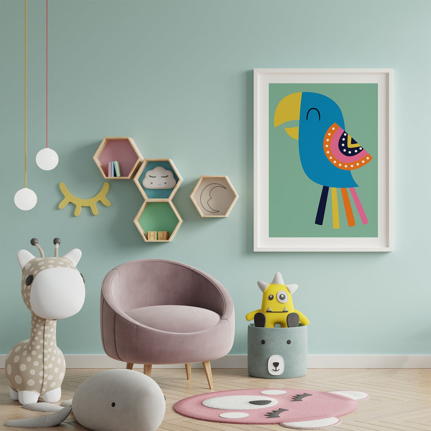 Little Parrot Poster