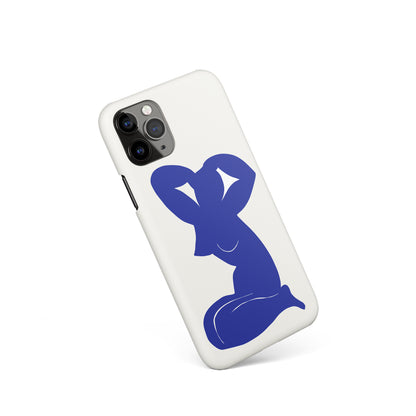 Nude Blue Woman iPhone Case