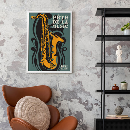 Paris, Fete de la musique Poster