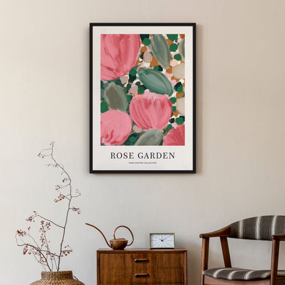 Rose Garden Unique Artistic Poster