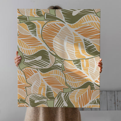 Tropical Monstera Jungle Canvas Print