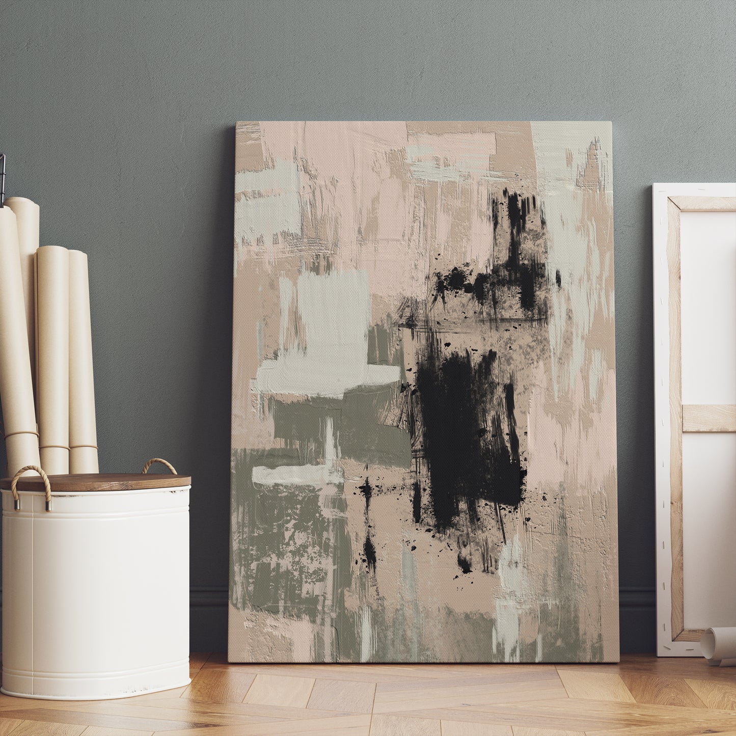 Oil Painting Abstract Artistic Canvas Print
