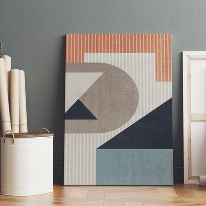 Modern Bauhaus Abstract Canvas Print