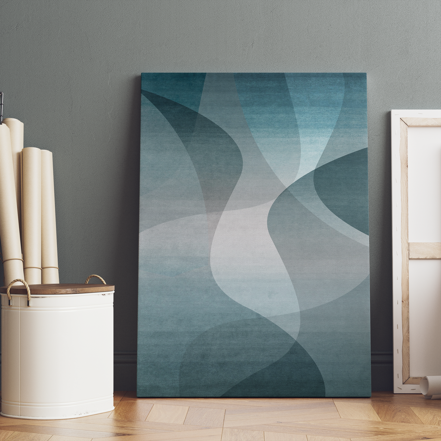 Modern Geometric Wall Art Canvas Print