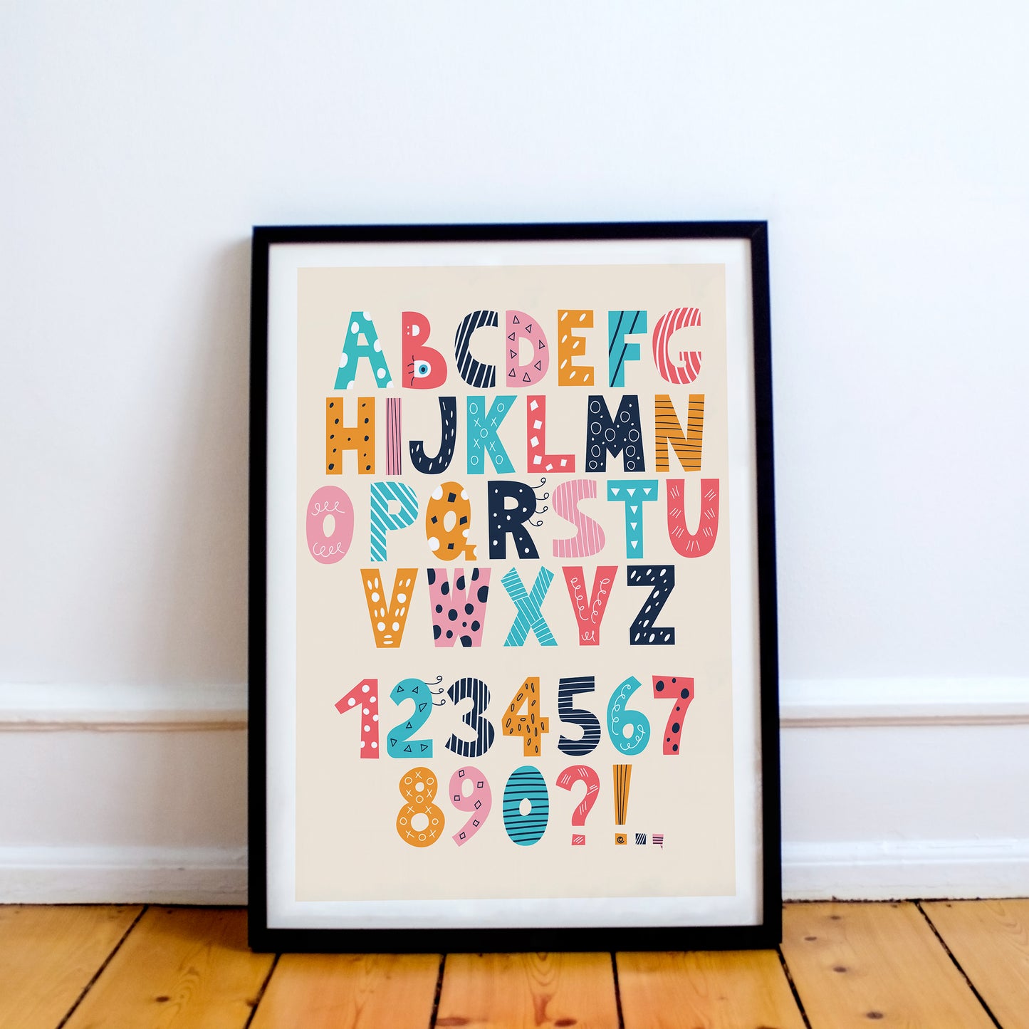 Colorful Alphabet Poster