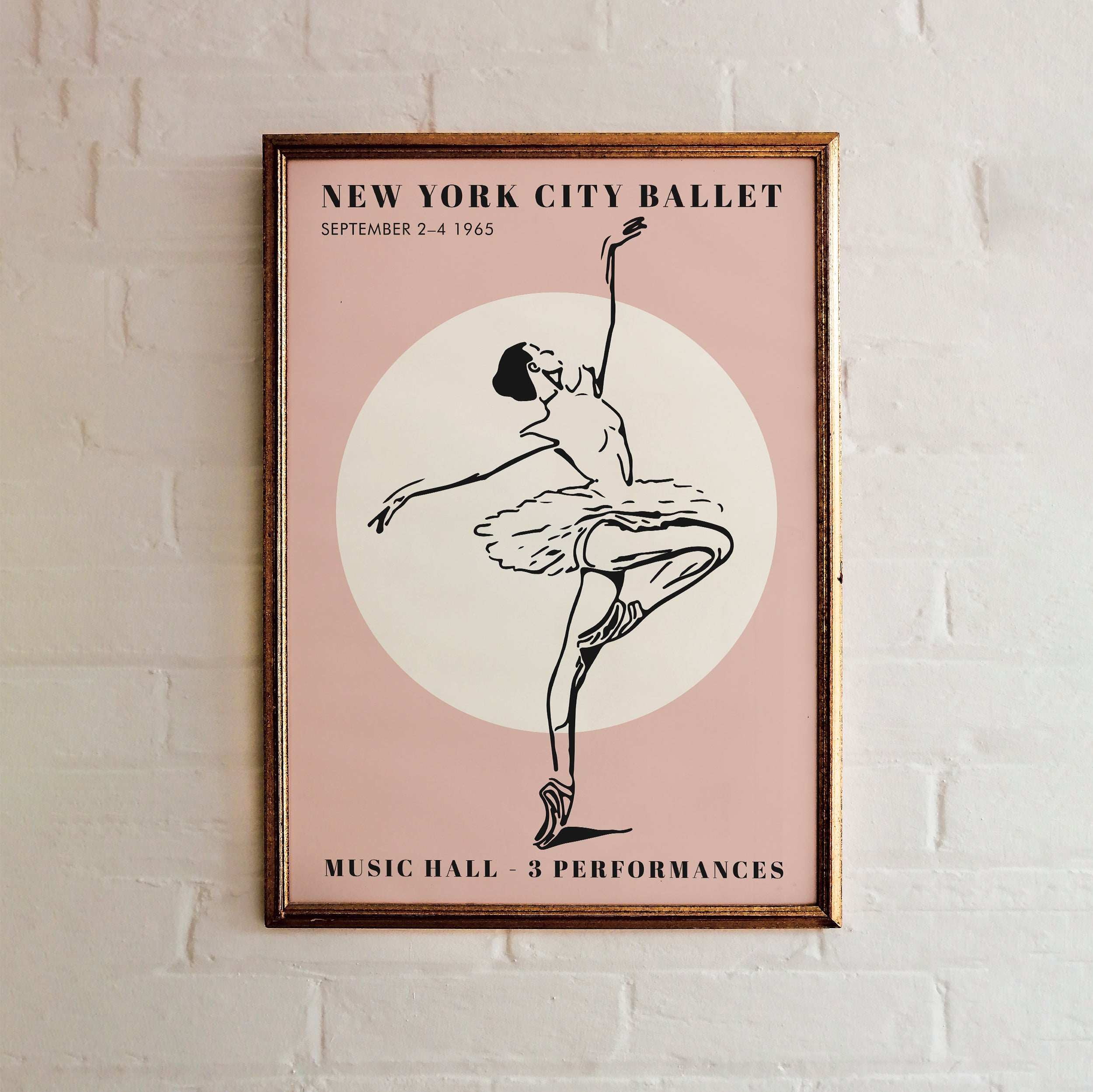 お歳暮 人気 オシャレ New York City Ballet Poster – HypeSheriff アート・デザイン・音楽