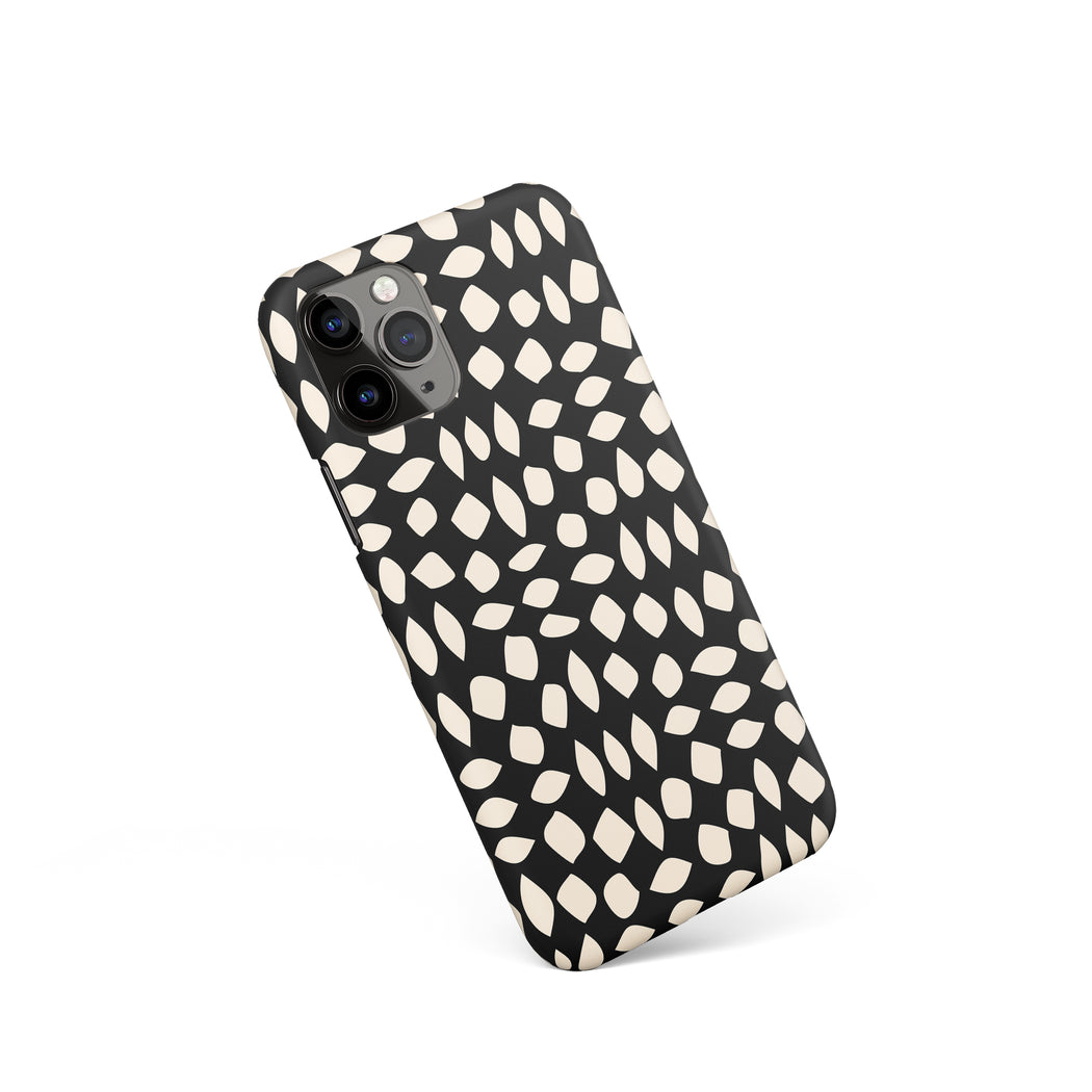 Abstract Black iPhone Case