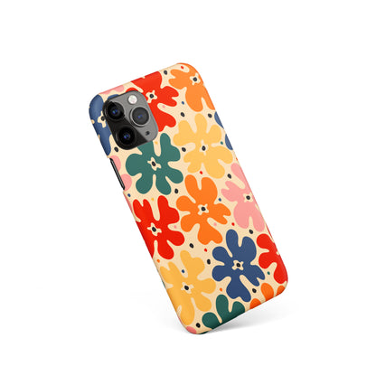 Retro Flowers iPhone Case