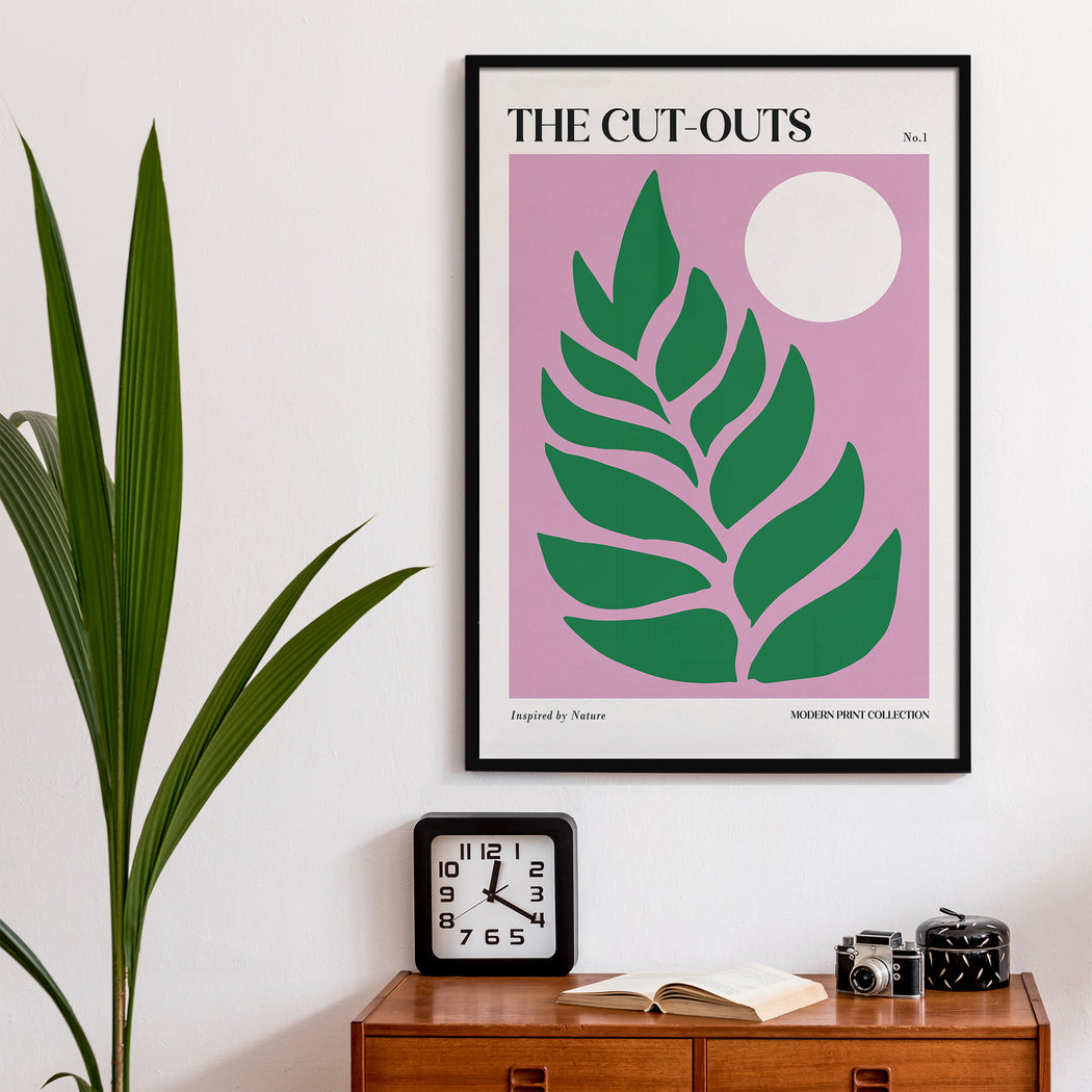 Green Leaf The Cut Outs Poster
