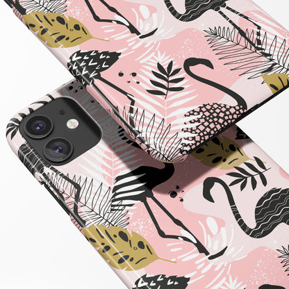Modern Flamingo iPhone Case