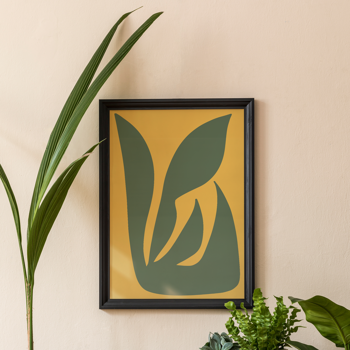 Green Leaf Poster