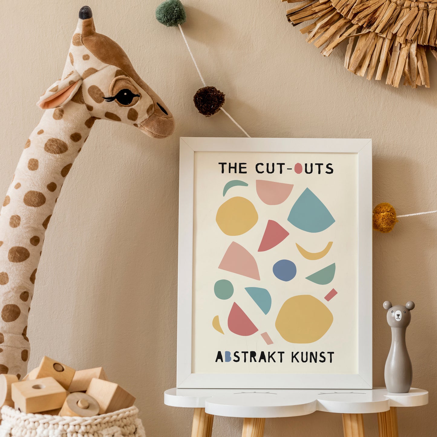 The Cut Outs Abstract Art Poster