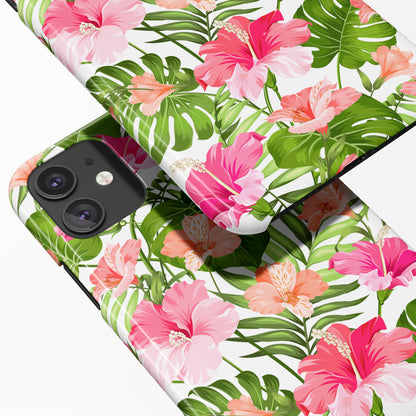 Blooming Hibiscus iPhone Case