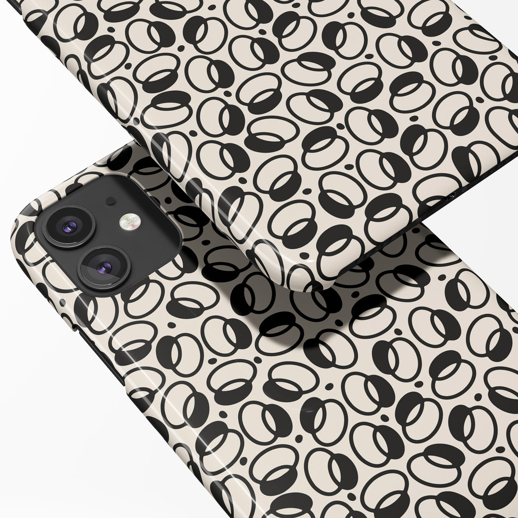 iPhone Case with Abstract Pattern